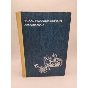 The Good Housekeeping Cookbook Hardcover Book Blue Cover